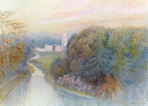 Fountains Abbey: Die "Überraschungsaussicht" von Warwick (after) Goble