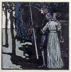 Abschied - Große Fassung von Wassily Kandinsky