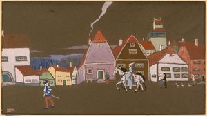 Altes Städtchen von Wassily Kandinsky
