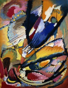 Engel des Jüngsten Gerichts, um 1911 von Wassily Kandinsky