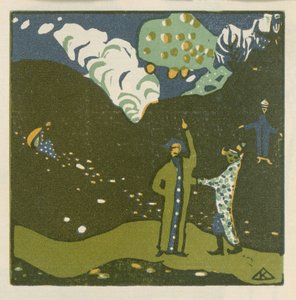 Apfelbaum (Blatt 39 aus: "Klänge") von Wassily Kandinsky