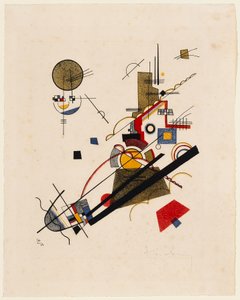 Fröhlicher Aufstieg (aus: Meistermappe des Staatlichen Bauhauses, Blatt 2) von Wassily Kandinsky