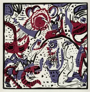 Große Auferstehung (Neudruck in "Derrière le Mirror", 42, 1051) von Wassily Kandinsky