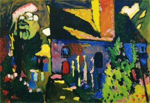 Die Kirche von Murnau - Gemälde von Wassily Kandinsky von Wassily Kandinsky