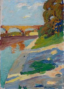 München – Die Isar von Wassily Kandinsky