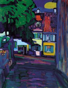 Murnau, Häuser im Obermarkt, 1908