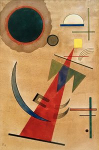 Rot in Spitzform von Wassily Kandinsky