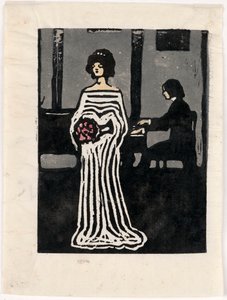 Sängerin (Zweiter Zustand) von Wassily Kandinsky