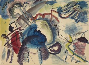 Entwurf zum Bild mit weißem Rand, 1913