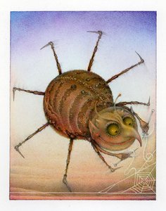 Spinnende Spinne