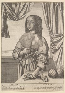 Aestas - Sommer Dreiviertellänge Jahreszeiten, 1641 von Wenceslaus Hollar