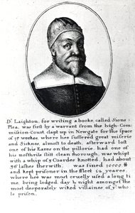 Alexander Leighton, um 1641 von Wenceslaus Hollar
