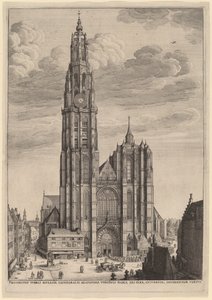 Kathedrale von Antwerpen von Wenceslaus Hollar