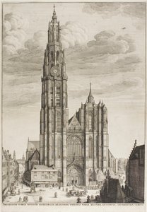 Kathedrale von Antwerpen von Wenceslaus Hollar
