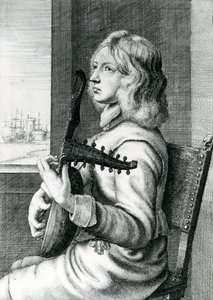 Barocker Lautenspieler