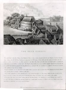 Bärengarten, 1647 von Wenceslaus Hollar