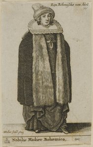 Böhmische Adlige von Wenceslaus Hollar