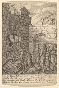Abstieg in die Hölle von Wenceslaus Hollar