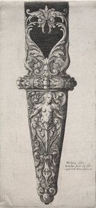 Entwurf für Dolchscheide von Wenceslaus Hollar