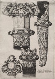 Entwurf für Dolche von Wenceslaus Hollar