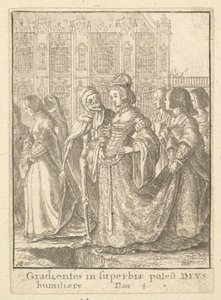 Kaiserin, aus dem Totentanz, 1651