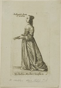 Englische Adelige von Wenceslaus Hollar