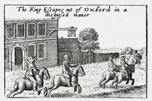 Flucht von Karl I. aus Oxford in Verkleidung