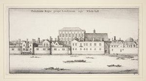 Vier Ansichten von Westminster, Lambeth und Whitehall, aus der Serie London Views von Wenceslaus Hollar