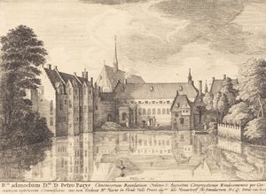 Abtei Groenendael, 1647 von Wenceslaus Hollar