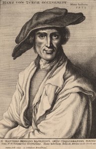 Hans von Zurch, Goldschmied, 1647 von Wenceslaus Hollar