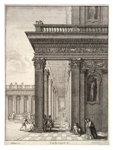 Heilung der Lahmen (nach Adam Elsheimer) von Wenceslaus Hollar