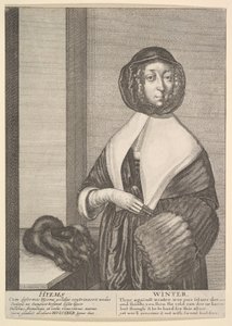 Hyems - Winter, Dreiviertellängen-Jahreszeiten, 1641