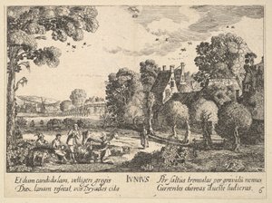 Juni, 1628-29 von Wenceslaus Hollar