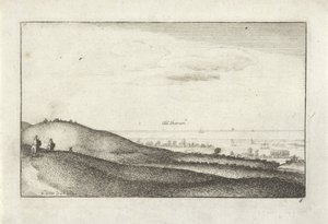 Landschaft mit Blick auf Shoreham von Wenceslaus Hollar
