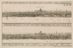 London, vor und nach dem großen Brand