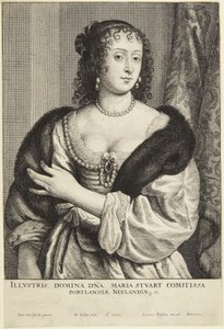 Maria Stuart von Wenceslaus Hollar