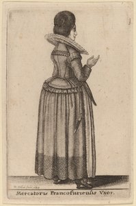 Mercatoris Francofurtensis Ehefrau von Wenceslaus Hollar