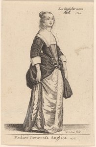 Mulier Generosa Anglica von Wenceslaus Hollar
