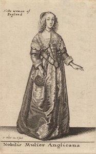 Nobilis Mulier Anglicana von Wenceslaus Hollar
