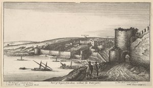 Teil von Tanger von oben, ohne das Wassertor, 1670