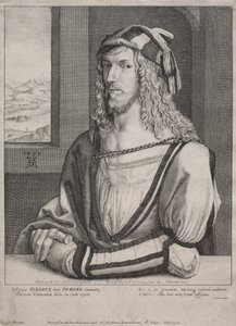 Porträt von Albrecht Dürer im Alter von 26 Jahren von Wenceslaus Hollar