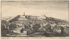 Aussicht auf den inneren Teil von Tanger, ca. 1670