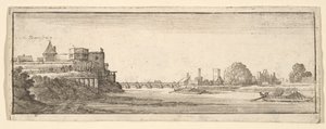 Regensburg, 1652-77 von Wenceslaus Hollar