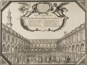 Royal Exchange von Wenceslaus Hollar