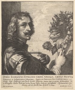Sir Anthony van Dyck mit einer Sonnenblume, 1644
