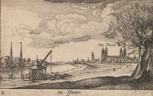 Speyer, 1635 von Wenceslaus Hollar