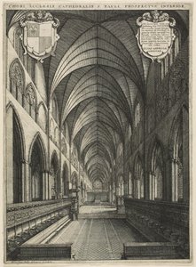 Chor von St. Paul von Wenceslaus Hollar
