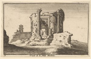 Tempel der Tiburtinischen Sibylle von Wenceslaus Hollar