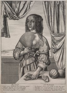 Die vier Jahreszeiten: Sommer von Wenceslaus Hollar