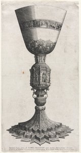 Der große Kelch mit Figuren verziert, 1640 von Wenceslaus Hollar
